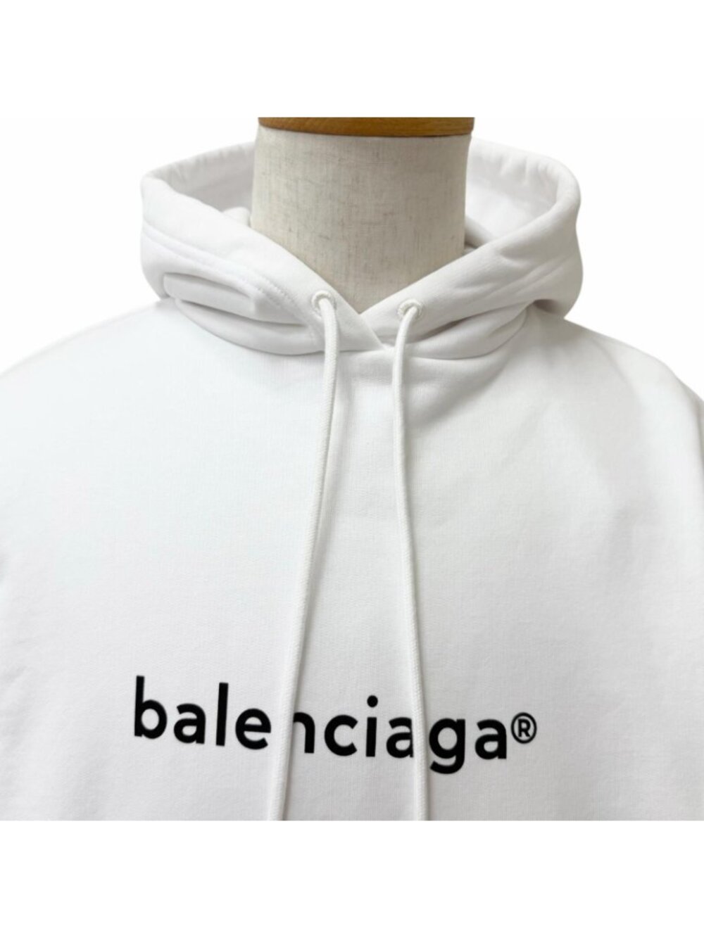 Balenciaga New Copyright Medium Fit Hoodie Pullover White - Picture 2 of 11